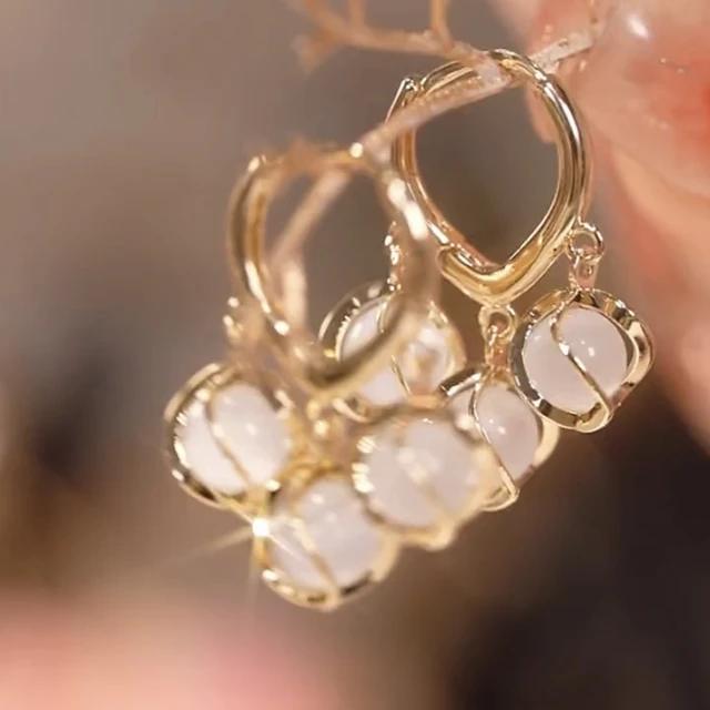 The Pearly Romance Hoop style Earrings